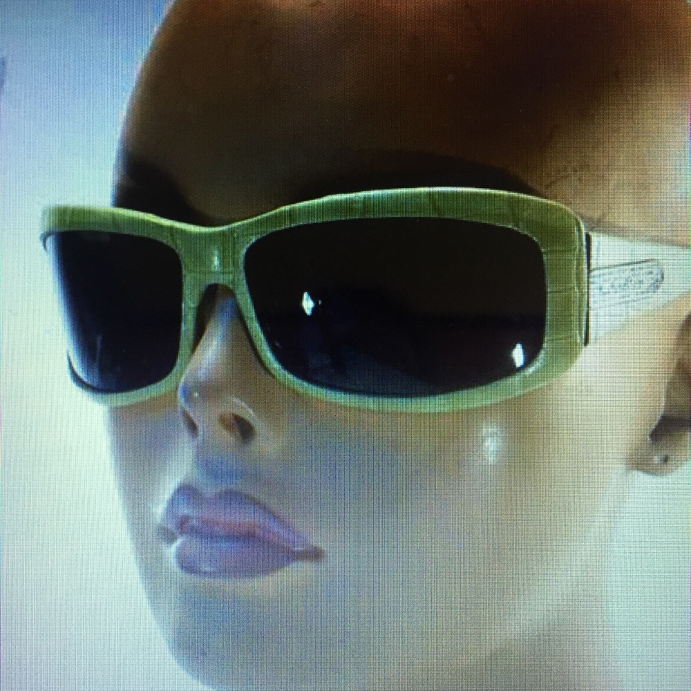 Technomarine Apple Green Wrap Leather Sunglasses